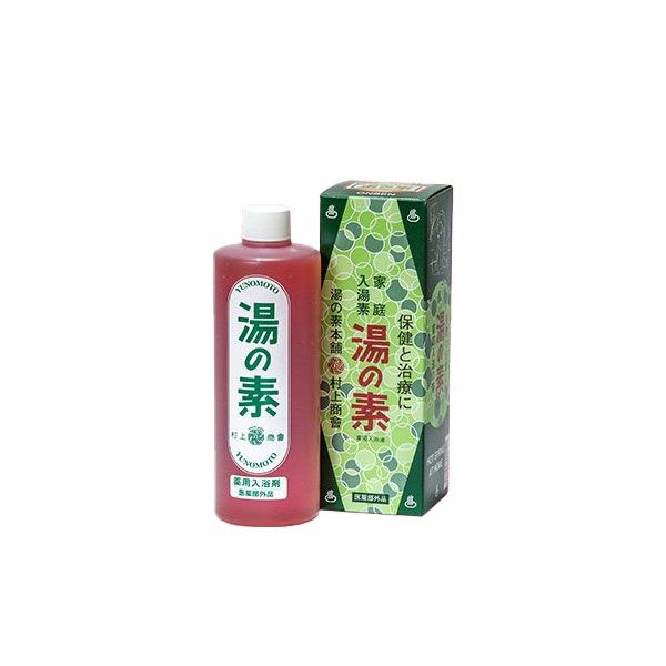 【未開封】村上商会　湯の素　入浴液　490ｇ（約50回分）2本セット 湯の素 490g(400ml)2本入り - 湯の素湯の花 有限会社村上商会