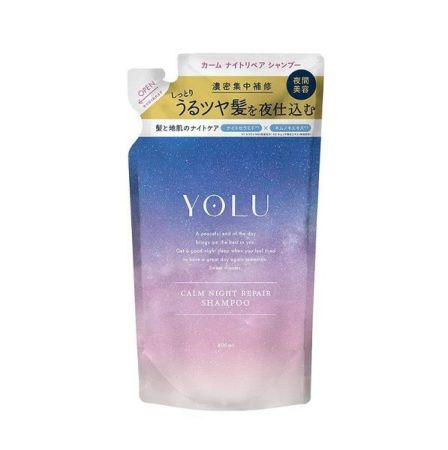 YOLU ヨル カームナイトリペア シャンプー 詰替え用 400ｍｌ | イオンボディオンラインショップ