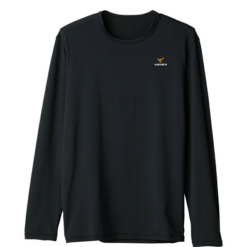 ベネクス VENEX リフレッシュ Tシャツ 長袖 メンズ ブラック XL 