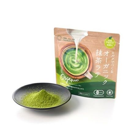 つぼ市製茶本舗 ミルクで作るオーガニック抹茶ラテ 80g 有機 乳