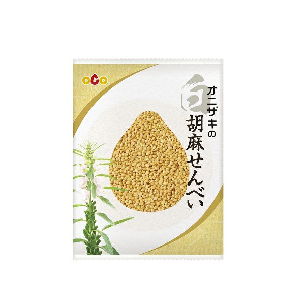 オニザキの胡麻せんべい 白ゴマ 1枚 | イオンボディオンライン