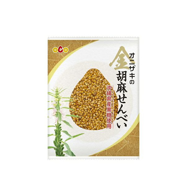 オニザキの胡麻せんべい 金ゴマ 1枚 | イオンボディオンライン