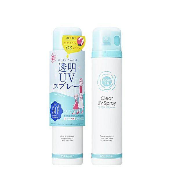 Amazon.co.jp: 紫外線予報 透明UVスプレー SPF50+ PA++++ 顔 髪